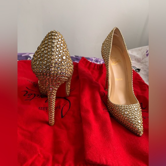 Swarovski Crystal Louboutin Heels - Picture 4 of 12